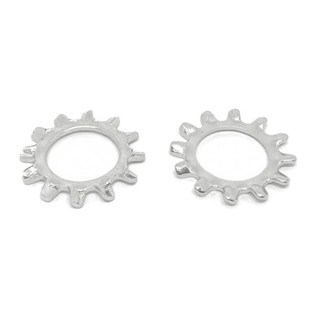 Boltsandnuts.Com For Screw Size M6 18-8 Stainless Steel, Plain Finish, 200 PK M6ETLWA2-200